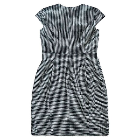 H&M Houndstooth Sheath Dress Size 4 - Picture 2 of 13